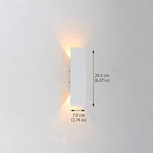 cheap Outdoor Wall Lights-Outdoor Modern Nordic Style Outdoor Wall Lights Living Room Outdoor Aluminum Wall Light IP54 110-120V 220-240V 18 W