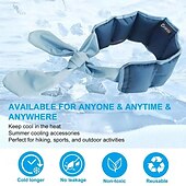 cheap Heating &amp; Cooling-Summer Neck Cooling Cold Sensation Ice Scarf ice Pack Sports Headscarf Pet Ice Scarf  Outdoor Shoulder And Neck Heatstroke Prevention Ice Scarf, Physical Cooling And Coolness, Wearing Sports Ice Band