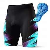 abordables Shorts, collants et pantalons pour hommes-Homme Géométrique Shorts de route Shorts de vélo Shorts de cyclisme rembourrés Vélo Shorts Bas Coupe Slim Des sports Coussin 3D Séchage Rapide Évacuation de la transpiration Respirant Noir Bleu Roi