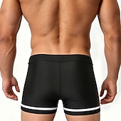 billige Swim Trunks &amp; Board Shorts-Men's Swim Shorts Swim Trunks Solid Colored Drawstring Boyleg Quick Dry Stretchy Breathable Swimwear Bottoms Surfing Water Sports Swimming Summer