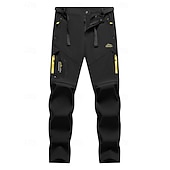 billiga lediga byxor-Herr Långbyxor Taktiska byxor Casual byxor Vandringsbyxor Utomhusbyxor Ficka Konvertibel Ensfärgat Vattentät Snabb tork Dagligen Utomhus Helgdag Streetwear Stylish Kaki Svart Oelastisk
