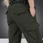 cheap Bottoms-Men's Hiking Pants Trousers Summer Spring Outdoor Windproof Quick Dry Zipper Pocket Wear Resistance Bottoms Black Army Green Hunting Fishing Climbing M L XL XXL XXXL