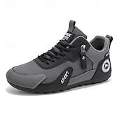 abordables Zapatos Informales con Cordones-Zapatillas bajas de hombre con bloques de color, calzado informal con cordones para caminar, estilo deportivo retro para viajes, actividades al aire libre y uso diario.
