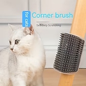 voordelige Kattenspeeltjes-5-delige set huisdierborstels en kammen, speelgoed voor katten, zachte zelfverzorgingskam voor katten, massagekam met kattenkruid, gezichtskrabber voor kittens, puppy's en andere kattenaccessoires.