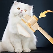 baratos Cuidados com o Cabelo-Escova removedora de pelos para cães e gatos (2 unidades), pente para higiene e cuidados com pelos longos, ideal para cães e animais de estimação. Remove pelos, escova de banho e acessórios para cães.