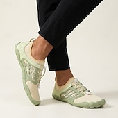 cheap Men-Men's Light Green Outdoor Sneakers Lace-Up Lightweight Breathable Comfort Walking Shoes Casual Sport Footwear for Travel, Outdoor Leisure, Daily Wear and Weekend Activities
