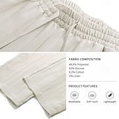 preiswerte Klassiker-Leichte Herren-Leinenhose aus Tencel für den Sommer