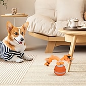 abordables Jouets interactifs-Balle interactive automatique pour chien, 2 couleurs, capteur de mouvement, rechargeable par USB, moteur silencieux haute vitesse, soulage l'anxiété de séparation, jeu intérieur/extérieur, jouet pour