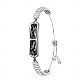 cheap Smart Wristbands-Elegant Smart Bracelet for Women, Jewelry Fitness Tracker with Sleep &amp; Activity Tracking, IP68 Waterproof Smart Jewelry with App Sync, Long Battery Life, Adjustable Crystal Bangle, Fashion Gift