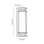 cheap Outdoor Wall Lights-LED Indoor Wall Light, IP65 Waterproof Wall Light Outdoor LED 30W Aluminum Exterior Light Fixtures Wall Mount Lamp Wall Sconce for Fence Patio Porch Decoration