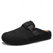 billiga Herrtofflor och träskor-herrsandaler med stängd tå, slip-on-skor med justerbar rem, bekväma sommarskor för stranden, resorten, vardagsbruk