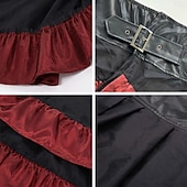 cheap Bottoms-Retro Vintage Medieval Renaissance Skirt Corset Pirate Fancy Dress Women's Pirate Fantasy Steampunk Casual Daily Adults' Skirts