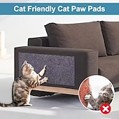 お買い得  スクラッチ-カット可能な猫用爪とぎマット、猫用爪とぎ、ソファテープ、爪とぎポール、粘着カーペット、猫用爪とぎボード、猫用アクセサリー