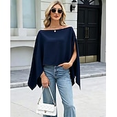abordables Cape-Women's Wrap Mother's Wraps Bridal's Wraps Wedding Guest 's Wraps Cape Elegant Ladies Formal Style Sleeveless Chiffon Wedding Wraps With Pure Color For Daily Spring &amp; Summer