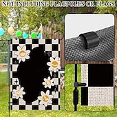 cheap Wall Tapestries-25Pcs Garden Flag Stoppers &amp; Clips Kit, All-Season Heavy-Duty Plastic &amp; Rubber Windproof Clips Hardware Accessories for Outdoor Flags, Small Banners, Curtains