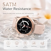 levne Chytré hodinky-Chytré hodinky GPS pro ženy s 1,32" AMOLED obrazovkou, globálním určováním polohy 6 satelitů, vodotěsným fitness trackerem do 5 atm, více než 170 sportovními režimy, 24hodinovým monitorem zdraví,