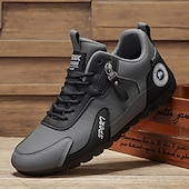 abordables Zapatos Informales con Cordones-Zapatillas bajas de hombre con bloques de color, calzado informal con cordones para caminar, estilo deportivo retro para viajes, actividades al aire libre y uso diario.