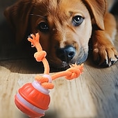 abordables Jouets interactifs-Balle interactive automatique pour chien, 2 couleurs, capteur de mouvement, rechargeable par USB, moteur silencieux haute vitesse, soulage l'anxiété de séparation, jeu intérieur/extérieur, jouet pour