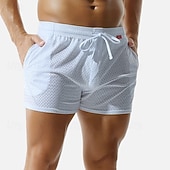 cheap Swim Trunks &amp; Board Shorts-Men's Board Shorts Swim Shorts Swim Trunks Solid Colored Drawstring Boyleg with Pockets Quick Dry Lightweight Elastic Swimwear Surfing Beach Swimming Summer