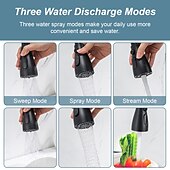 halpa Kitchen Faucets-Kitchen faucet - Two Handles Two Holes Electroplated / Painted Finishes Pull-out / Pull-down / Standard Spout / Tall / High Arc Wall Mounted Modern Contemporary Kitchen Taps