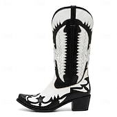 billige Ville vesten-Retro / vintage Hippie 1970erne Sko Western Boot Hippie West Cowboy Kostyme Herre Dame Karneval Maskerade Feriereise Fest / aften Dagligdagstøy Voksne Sko