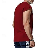 abordables Running Tee &amp; Tank Tops-Men's Solid Colored Workout Tank Top Running Tank Top Gym Tank Top Summer Spring Classic Sleeveless Quick Dry Lightweight Moisture Wicking Breathable Gym Workout Active Training Exercise Black White