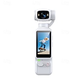 baratos Câmara de Ação-Câmera de ação 4K com tela IPS de 2,0", câmera portátil para vlogs com foco automático. &amp;Câmera de vídeo portátil de bolso com lente giratória e cartão SD de 32 GB, ideal para vlogs. &amp;viagem, presente
