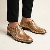 preiswerte Derby Schuhe-Men's Faux Leather Casual Sandals, Open-Toe Breathable Comfortable Shoes for Summer Walking and Leisure