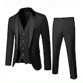 cheap Men's 1920s Costumes-Retro Vintage Rococo Baroque Suits &amp; Blazers Gentleman Fancy Dress Men's Masquerade Party / Evening Bachelorette Party Adults' Coat Pants