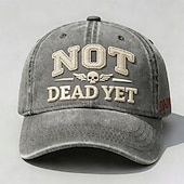 economico 250° Anniversario degli Stati Uniti-Cappellino da baseball ricamato dd-214, cappello vintage militare da papà "not dead yet" per uomo, twill di cotone regolabile, regalo patriottico per veterani, cappello casual per esterni