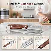 baratos Utensílios para cozinhar e guardar Fruta &amp; Vegetais-2 Pcs 3 in 1 Multifunctional Vegetable Peeler With Hanging Hole, Stainless Steel Bottle Opener and Grater with Plastic Handle, Kitchen Gadgets Tool for Potatoes Fruit Garlic Carrots