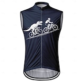 economico Giacche e gilet da uomo-Per uomo Gilet da ciclismo Maglia da Ciclismo Geometrico Senza Maniche Bicicletta Gilet / Panciotto Maglia Top con 3 tasche posteriori Asciugatura Rapida Tasca Posteriore Traspirante Gli sport Viola