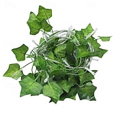 preiswerte Solar Lichterketten-Lichterkette mit Schmetterlings-, Lilien- und Efeumotiven, für drinnen und draußen, geeignet für Wohnzimmer, Schlafzimmer, Terrasse, Garten, Hochzeiten und Partys, batterie-, kabel- oder