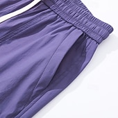 abordables pantalones casuales-Hombre Pantalones Pantalones casuales Pantalones anchos Pantalones de paracaídas Pantalones de secado rápido Correa 2 en 1 Multi bolsillo Plano Dispersor de humedad Transpirable Longitud total Casual