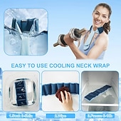 cheap Heating &amp; Cooling-Summer Neck Cooling Cold Sensation Ice Scarf ice Pack Sports Headscarf Pet Ice Scarf  Outdoor Shoulder And Neck Heatstroke Prevention Ice Scarf, Physical Cooling And Coolness, Wearing Sports Ice Band