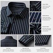 economico camicie da uomo no stiro-camicia da uomo nera antipiega