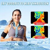 cheap Heating &amp; Cooling-Summer Neck Cooling Cold Sensation Ice Scarf ice Pack Sports Headscarf Pet Ice Scarf  Outdoor Shoulder And Neck Heatstroke Prevention Ice Scarf, Physical Cooling And Coolness, Wearing Sports Ice Band
