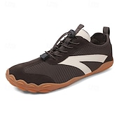 cheap Casual Lace-Up Shoes-Men's Navy Barefoot Shoes - Wide Toe Box Wide Fit Sneakers - Lightweight Breathable Big Toe Walking Shoes for Wide Feet, Travel, Daily Wear and Casual Outdoor Use