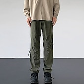 voordelige Bodems-Voor heren Combatbroek Cargohosen Wandelbroek Waterdichte broek Zomer Lente Herfst Buiten Normale pasvorm waterdicht Sneldrogend Lichtgewicht Ademend Broeken / Regenbroek / Overbroek Ritsen Zak Zwart