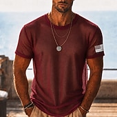 cheap Vacation Tropical T Shirts-Men's Sheer Mesh T-Shirt, See Through Beach Shirt Summer Clubwear Top for Men