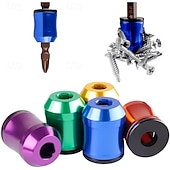 billige Skrutrekkere sett-5 stk. magnetisator &amp;avmagnetiseringsverktøysett, oppgraderingsmagnetisk skrueholder, magnetisk boreholder, avtakbar magnetisk skrutrekkerbor, holder for sekskantskrutrekker og kraftbits