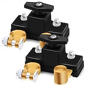 cheap Vehicle Service-2PCS Car Battery Power Cut-Off Switch Breaker, Stable Transmission High Conductivity Pure Copper Disconnect Switch, Smart Car Battery Disconnect Switch for Boat Rv Car Truck Supplies