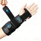 cheap Braces &amp; Supports-Long Wrist Brace Splint with 4 Adjustable Straps - Extended Forearm Support for Carpal Tunnel, Tendonitis, and Wrist Fractures