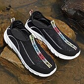 cheap Slip-On Casual Shoes-Men's White Slip-On Casual Sneakers Lightweight Breathable Comfort Walking Shoes Soft Low Top Footwear for Daily Wear, Travel, Commuting and Weekend Outings