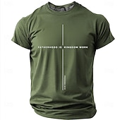  Paternitatea este Împărăție, Lucrare, Proverbe 22 6, Cruce Creștină, Tricou Religios Minimalist pentru Bărbați, Bazat pe Credință, Grafic, Guler Rotund, Mânecă Scurtă, Cadou pentru Tată, Îmbrăcăminte