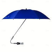 cheap Outdoor Recreation-Chair Beach Umbrella with Clamp,  Adjustable Umbrella, Suitable for Chairs, UPF50 Outdoor Patio Umbrella, Suitable for Beach Chairs, Patio Chairs, Wheelchairs, Camping Chairs, Golf Cart Umbrella