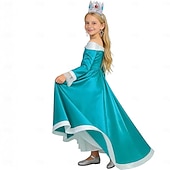 voordelige Meisjeskostuums-Loodgieter videospel Galaxyprinses Sterrenprinses Jurken Fancy kostuum Voor meisjes Kinderen Halloween Carnaval Feest Strip Con
