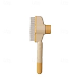 baratos Cuidados com o Cabelo-Escova removedora de pelos para cães e gatos (2 unidades), pente para higiene e cuidados com pelos longos, ideal para cães e animais de estimação. Remove pelos, escova de banho e acessórios para cães.