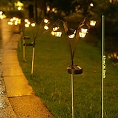 cheap Pathway Lights &amp; Lanterns-1 PC Solar Palace Lights Outdoor Garden, Solar Swaying Pathway Stake Lights with 8 Modes Waterproof for Yard Lawn Patio Landscape Decor