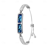 cheap Smart Wristbands-Elegant Smart Bracelet for Women, Jewelry Fitness Tracker with Sleep &amp; Activity Tracking, IP68 Waterproof Smart Jewelry with App Sync, Long Battery Life, Adjustable Crystal Bangle, Fashion Gift